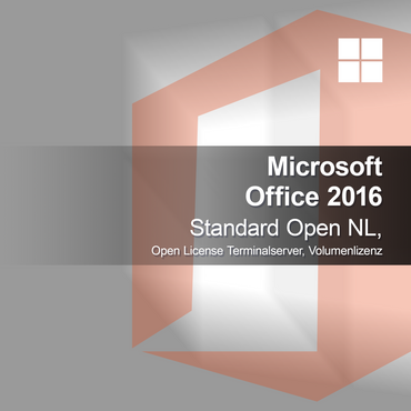 Microsoft Office 2016 Standard Open NL, Open License Terminalserver, Volumska licenca