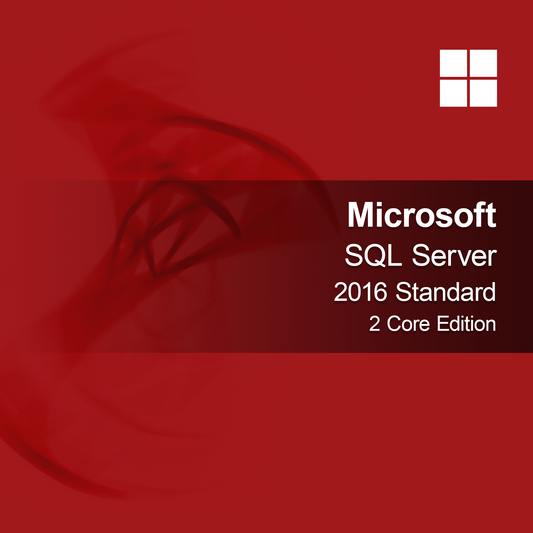 Microsoft SQL Server 2016 Standard - izdaja z 2 jedroma