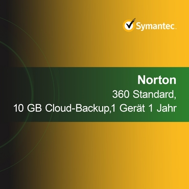 Norton 360 Standard, 10 Go de sauvegarde cloud, 1 appareil 1 an