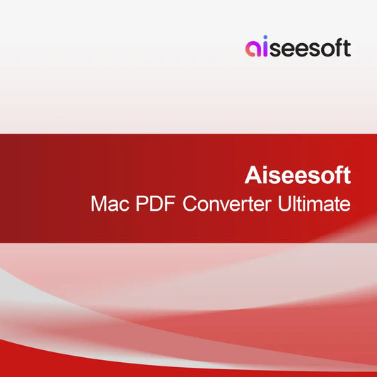 Aiseesoft Mac Convertisseur PDF Ultime