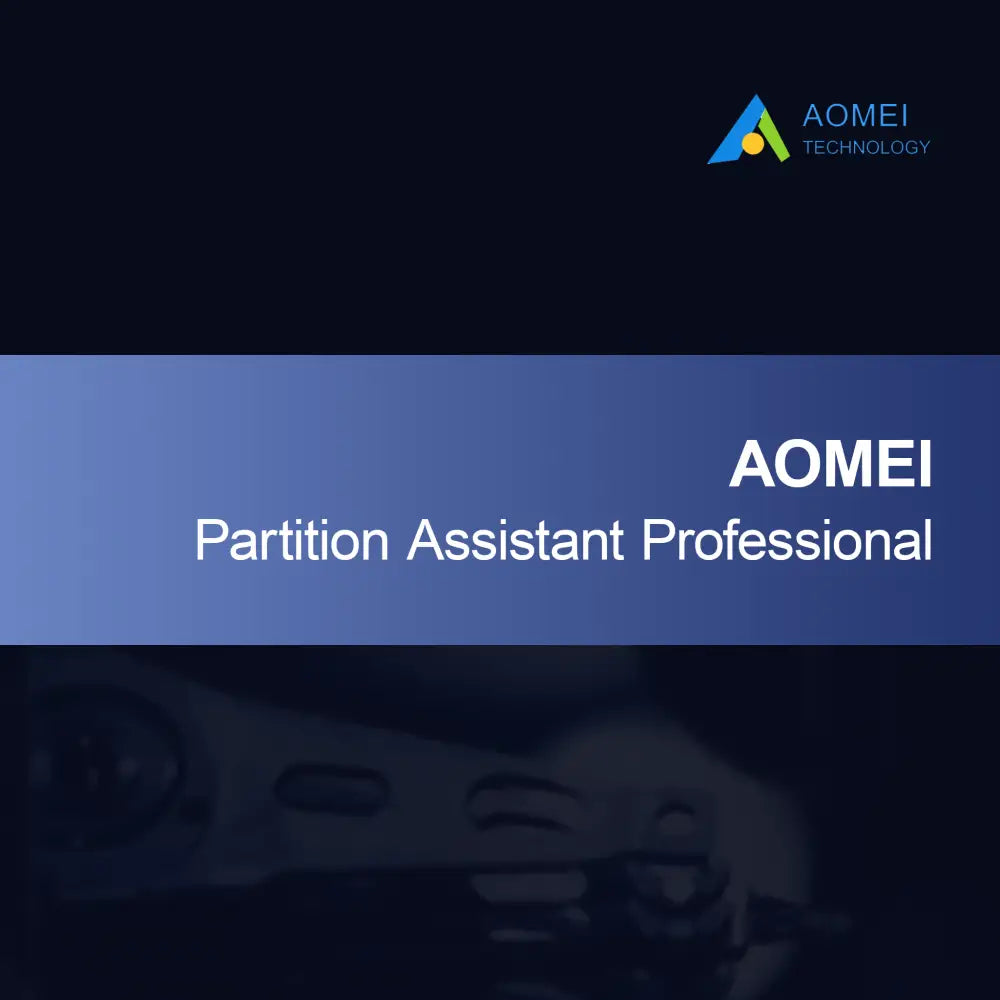 AOMEI pomočnik za particije profesionalni