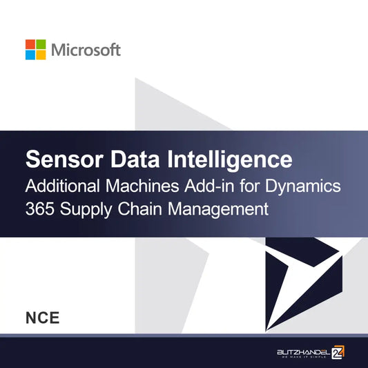 Dodatni modul za inteligenco podatkov senzorjev za Dynamics 365 Supply Chain Management (NCE)