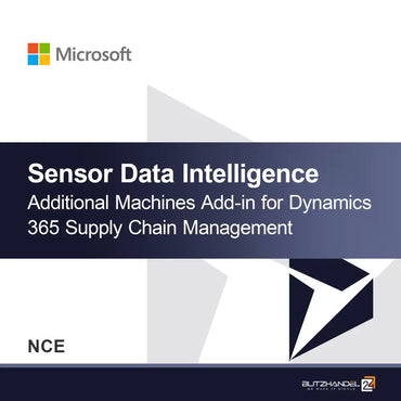 Dodatni modul za inteligenco podatkov senzorjev za Dynamics 365 Supply Chain Management (NCE)